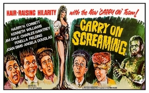 Carry on Screaming! Wooden Framed Poster