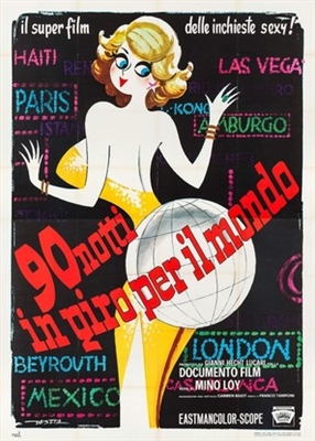 90 notti in giro per il mondo Poster with Hanger