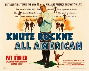 Knute Rockne All American Canvas Poster