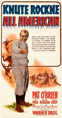 Knute Rockne All American Poster with Hanger