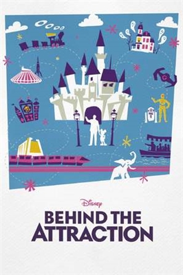&quot;Behind the Attraction&quot; Poster with Hanger