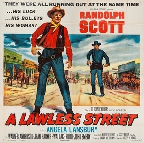 A Lawless Street Wooden Framed Poster