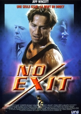 No Exit Wooden Framed Poster