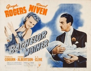 Bachelor Mother Wooden Framed Poster