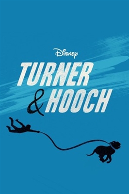 Turner &amp; Hooch Wooden Framed Poster