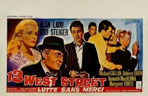 13 West Street Wooden Framed Poster