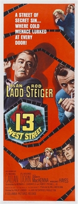 13 West Street Metal Framed Poster