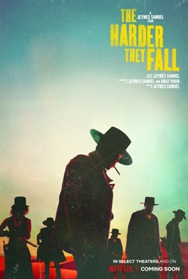 The Harder They Fall Poster with Hanger