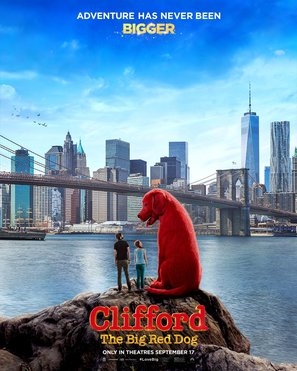 Clifford the Big Red Dog Wood Print