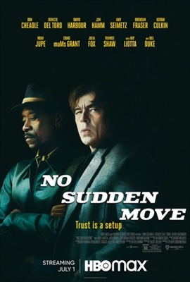 No Sudden Move Wooden Framed Poster
