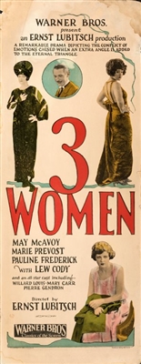 Three Women Wooden Framed Poster