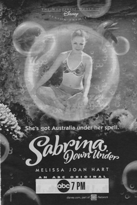 &quot;The Wonderful World of Disney&quot; Sabrina, Down Under pillow