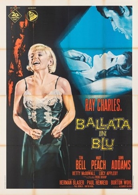 Ballad in Blue Wooden Framed Poster
