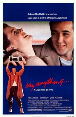 Say Anything... Poster with Hanger
