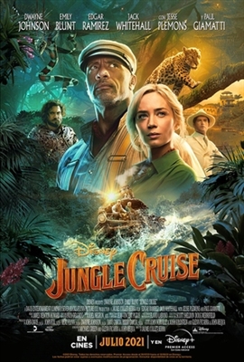 Men's Jungle Cruise Movie Poster Graphic Tee Black 2X Large