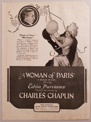 A Woman of Paris poster