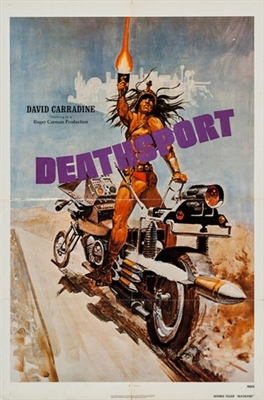 Deathsport Wooden Framed Poster