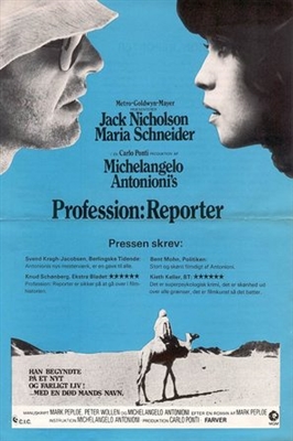 Professione: reporter Metal Framed Poster