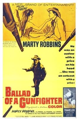 Ballad of a Gunfighter Wooden Framed Poster