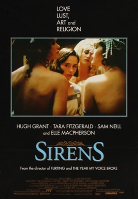 Sirens Wooden Framed Poster