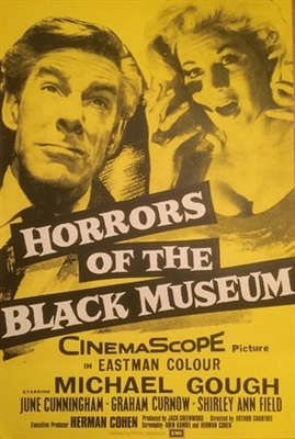 Horrors of the Black Museum Poster with Hanger
