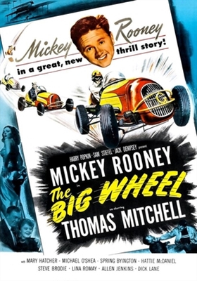 The Big Wheel Wooden Framed Poster