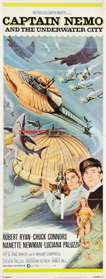 Captain Nemo and the Underwater City Canvas Poster