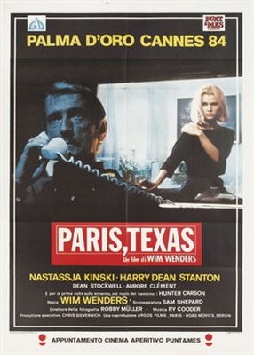 Paris, Texas Canvas Poster