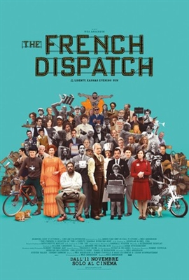The French Dispatch Wooden Framed Poster
