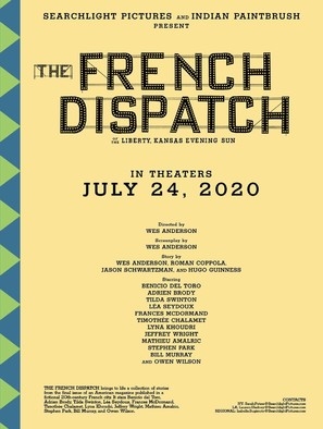 The French Dispatch Wood Print