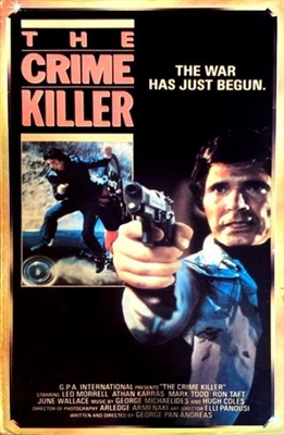 Crime Killer Wooden Framed Poster