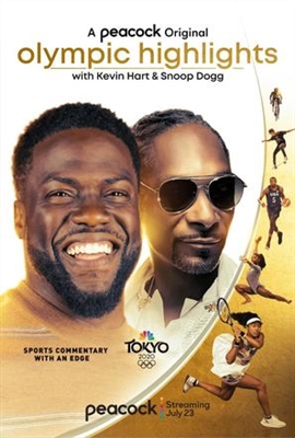 &quot;Olympic Highlights with Kevin Hart &amp; Snoop Dogg&quot; Wooden Framed Poster