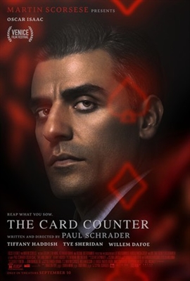 The Card Counter Canvas Poster