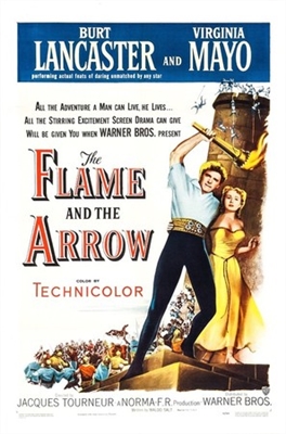 The Flame and the Arrow Metal Framed Poster