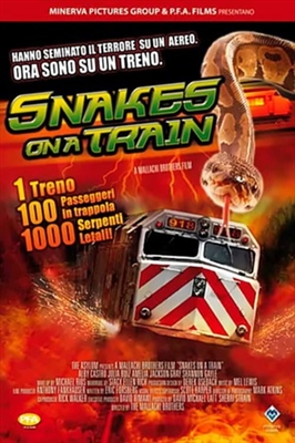 Snakes on a Train Metal Framed Poster