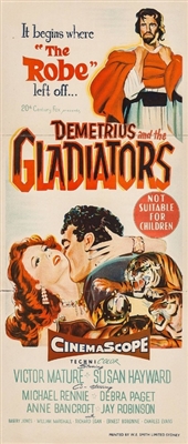 Demetrius and the Gladiators Wooden Framed Poster