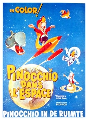 Pinocchio in Outer Space kids t-shirt