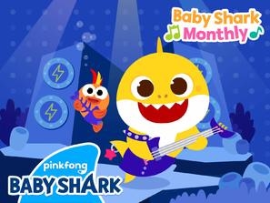 &quot;Pinkfong! Baby Shark Monthly&quot; Metal Framed Poster