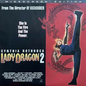 Lady Dragon 2 Metal Framed Poster