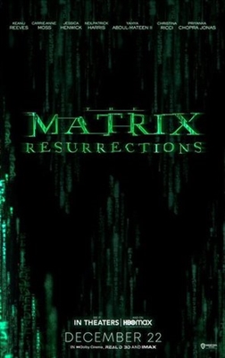 The Matrix Resurrections Wooden Framed Poster