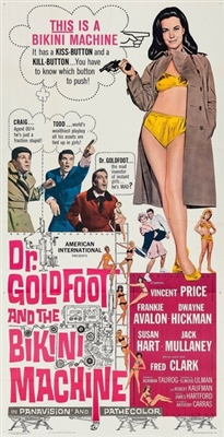 Dr. Goldfoot and the Bikini Machine Canvas Poster