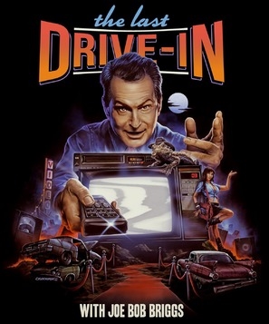 &quot;The Last Drive-In with Joe Bob Briggs&quot; Wooden Framed Poster