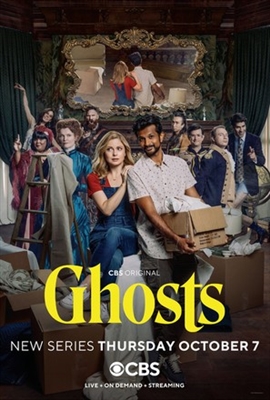 Ghosts Poster with Hanger