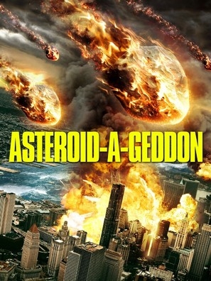 Asteroid-a-Geddon Wooden Framed Poster