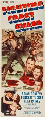 Fighting Coast Guard Metal Framed Poster