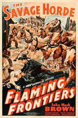 Flaming Frontiers mouse pad