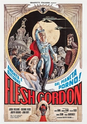 Flesh Gordon pillow