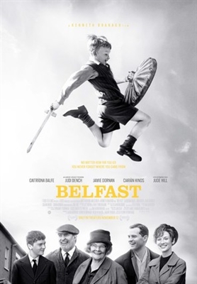 Belfast Wooden Framed Poster