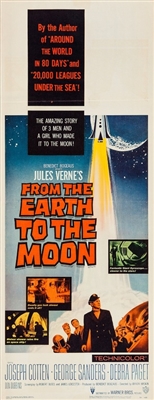 From the Earth to the Moon Canvas Poster