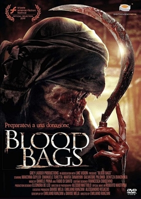Blood Bags Wooden Framed Poster
